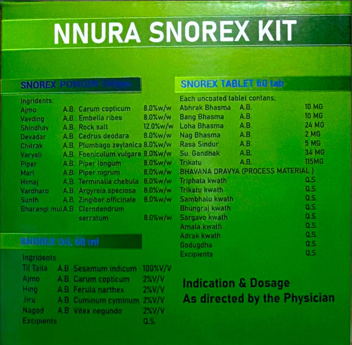NNURA Snorex Combo Kit